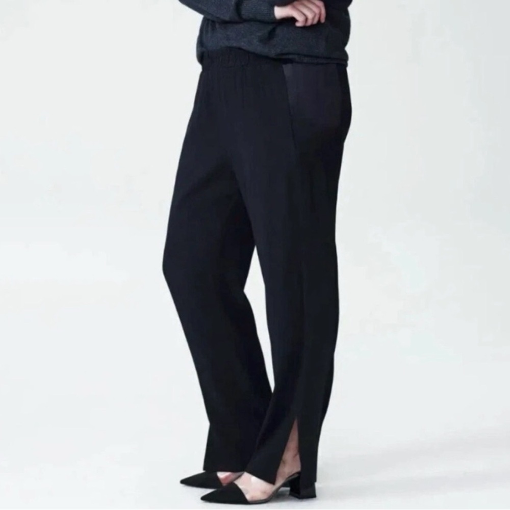 Universal Standard Beaufort Pocket Pants Wide-Leg Split-Slit Pants, NWT, Size 2X